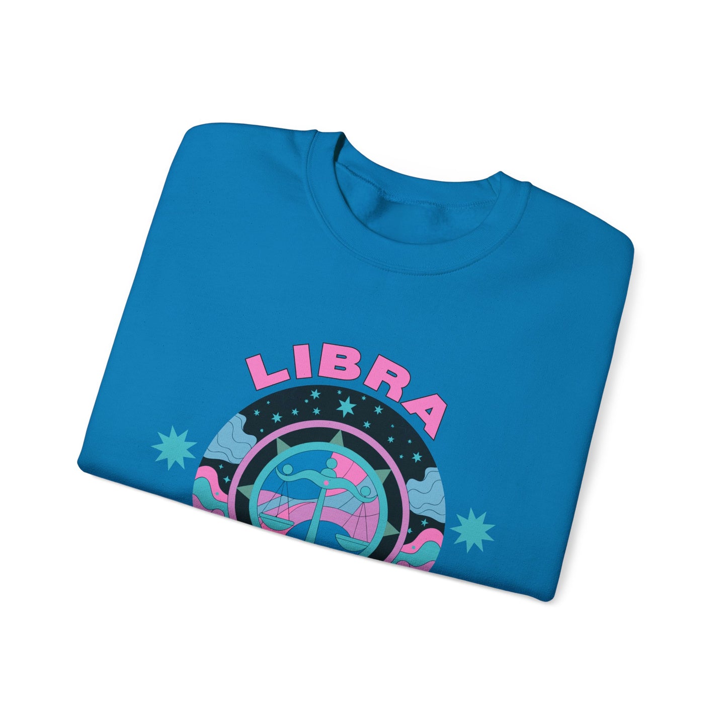 Keep It Cosmic - Retro Star Sign Astro Sweatshirt | Libra