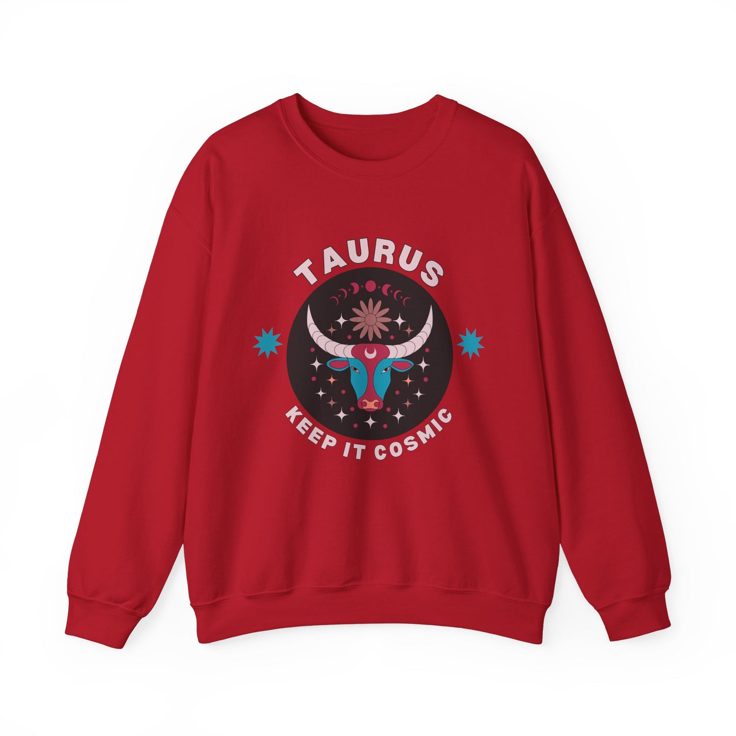 Keep It Cosmic - Retro Star Sign Astro Sweatshirt | Taurus
