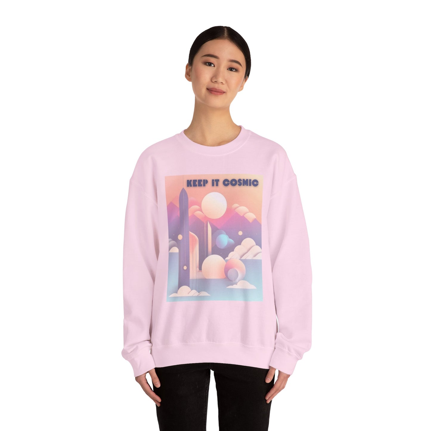 Pastel Cosmos Celestial Aesthetic Sweatshirt – Keep It Cosmic Crewneck