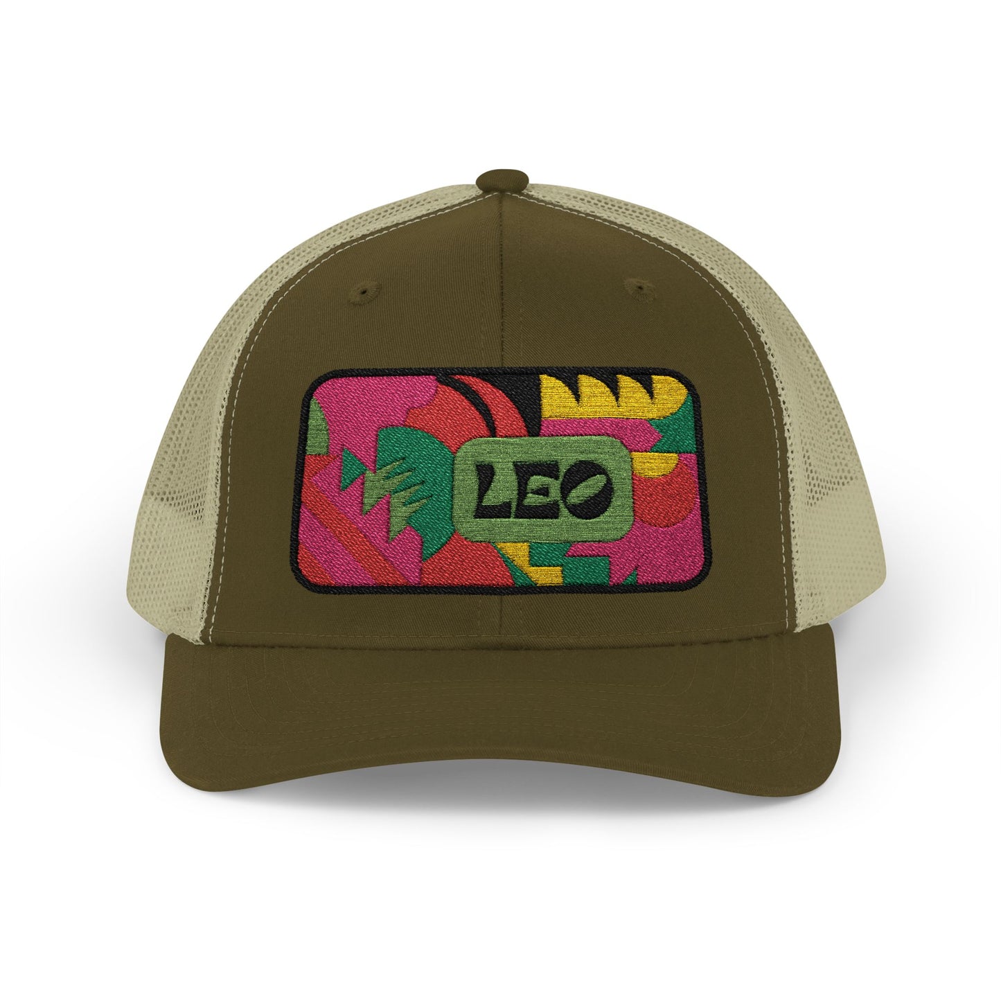 Leo Trucker Hat - Retro Astrology Snapback Cap - Embroidered Horoscope Hat
