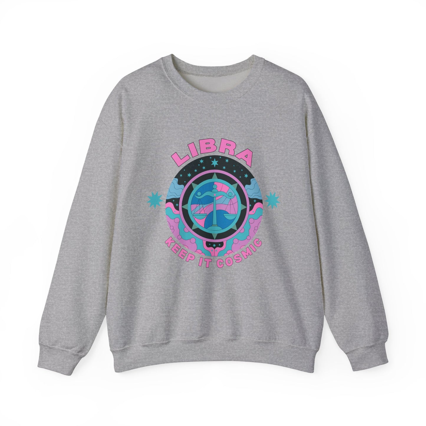 Keep It Cosmic - Retro Star Sign Astro Sweatshirt | Libra