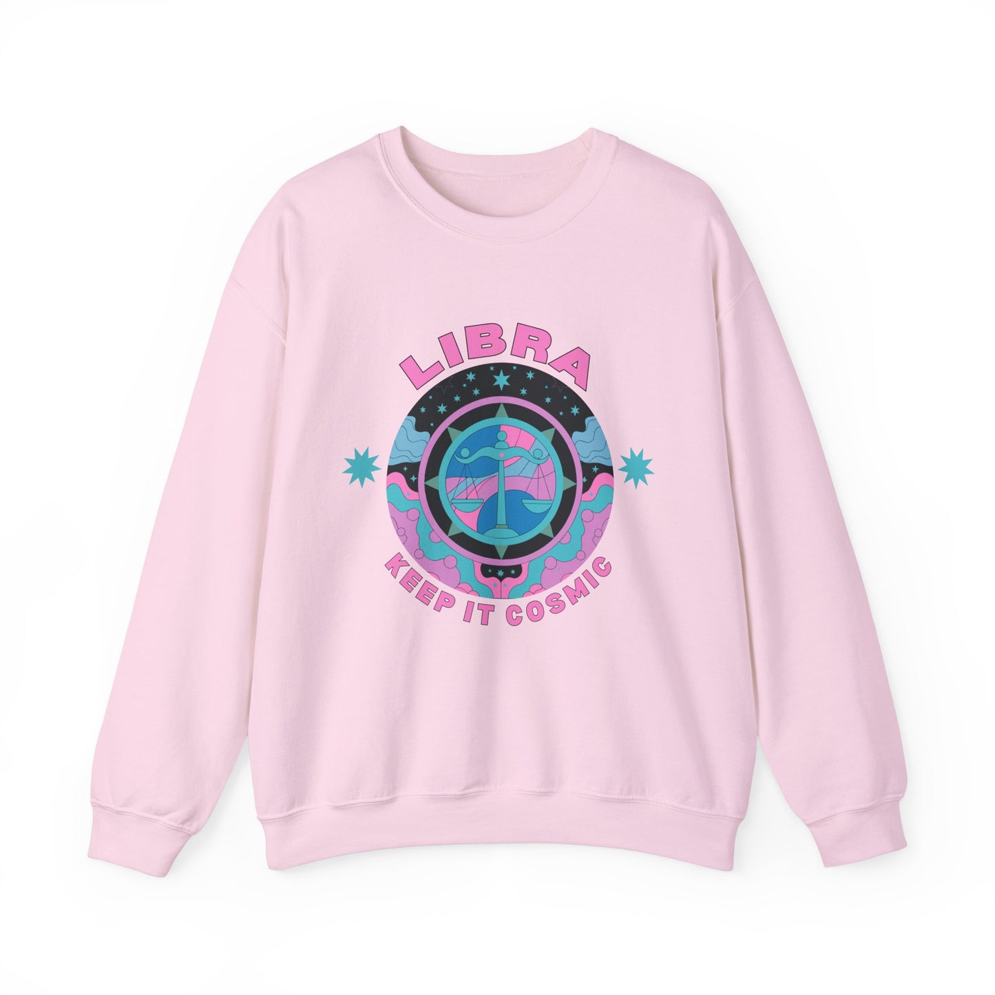 Keep It Cosmic - Retro Star Sign Astro Sweatshirt | Libra