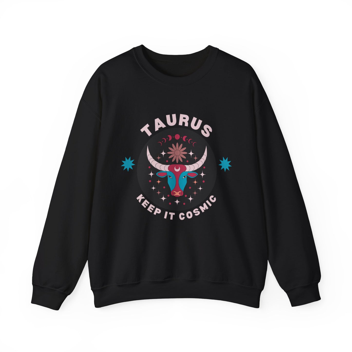 Keep It Cosmic - Retro Star Sign Astro Sweatshirt | Taurus