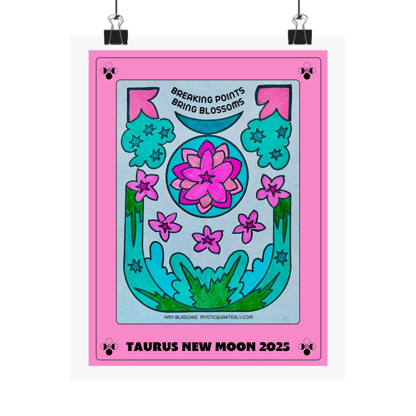 Taurus New Moon 2025 Art Print — Without Affirmation