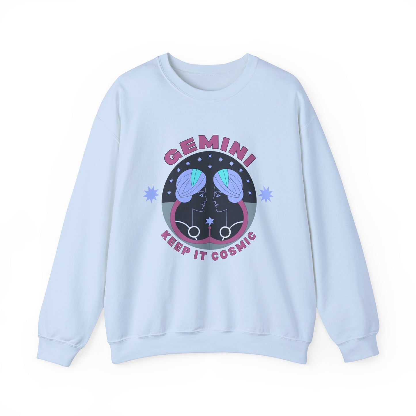Keep It Cosmic - Retro Star Sign Astro Sweatshirt | Gemini