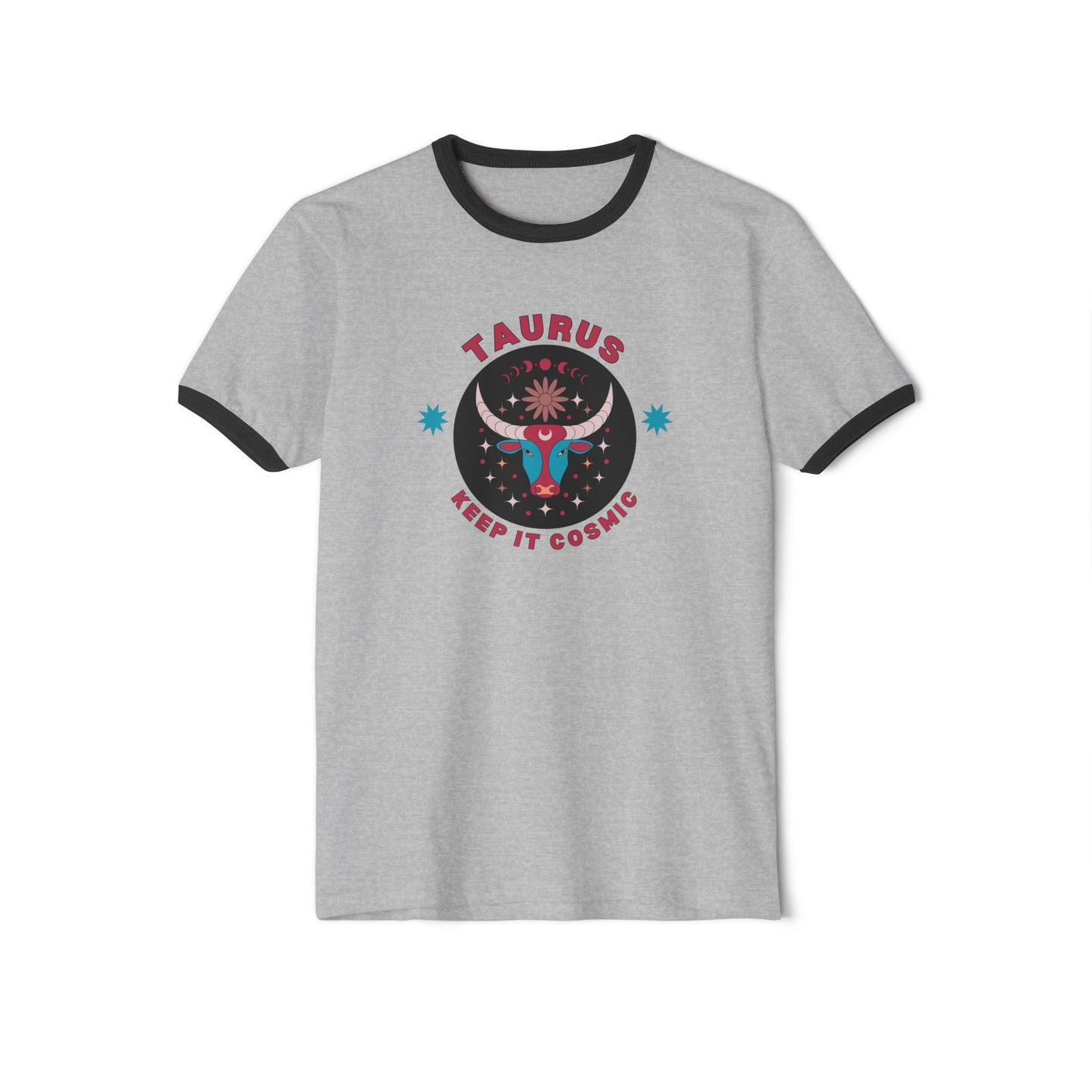 Keep it Cosmic Astrology Retro Ringer Tee — Taurus Zodiac T-Shirt