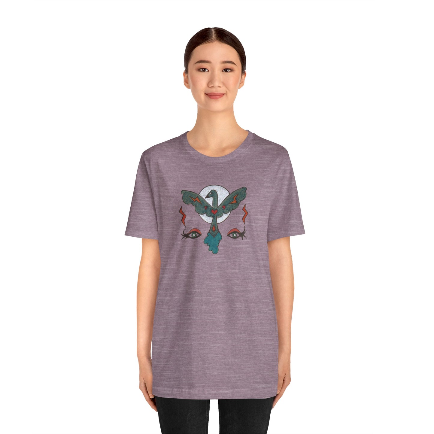 Feel to See Moon T-Shirt Tee | Esoteric Eyes Cosmic Art Tee (Unisex)