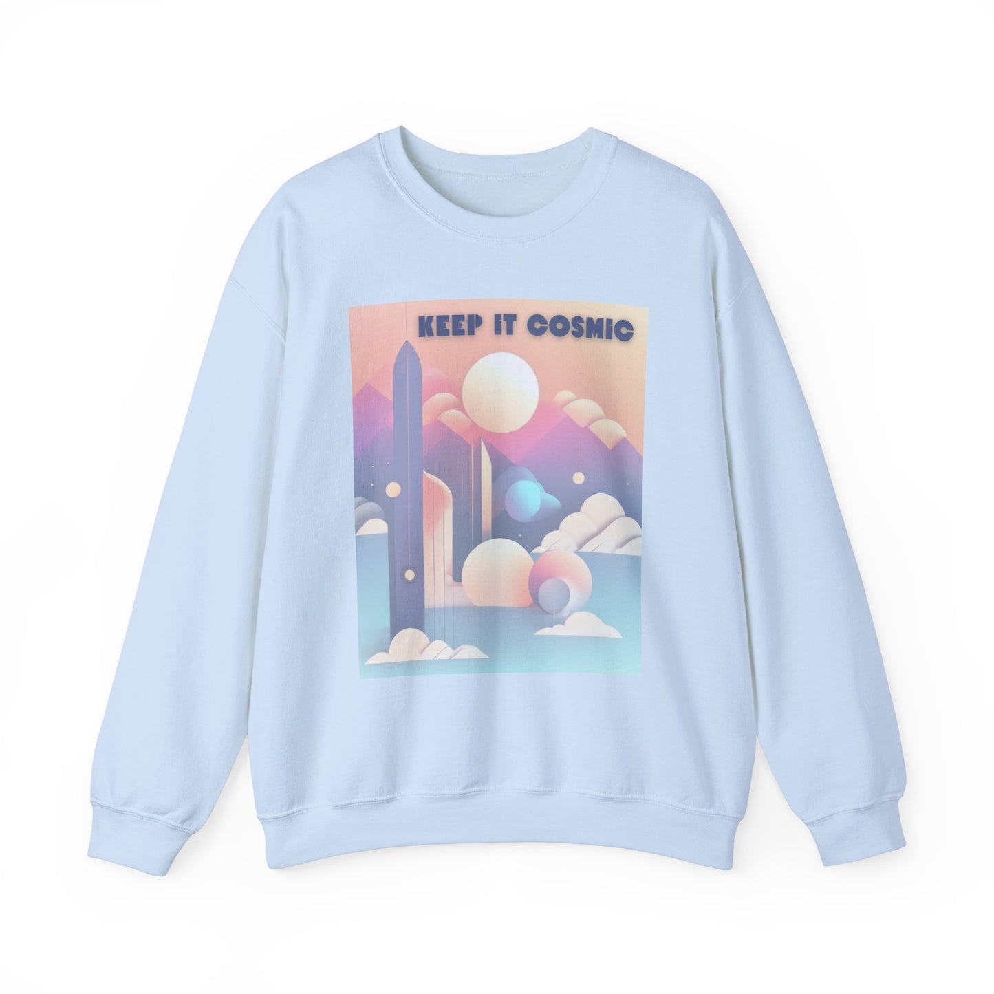 Pastel Cosmos Celestial Aesthetic Sweatshirt – Keep It Cosmic Crewneck