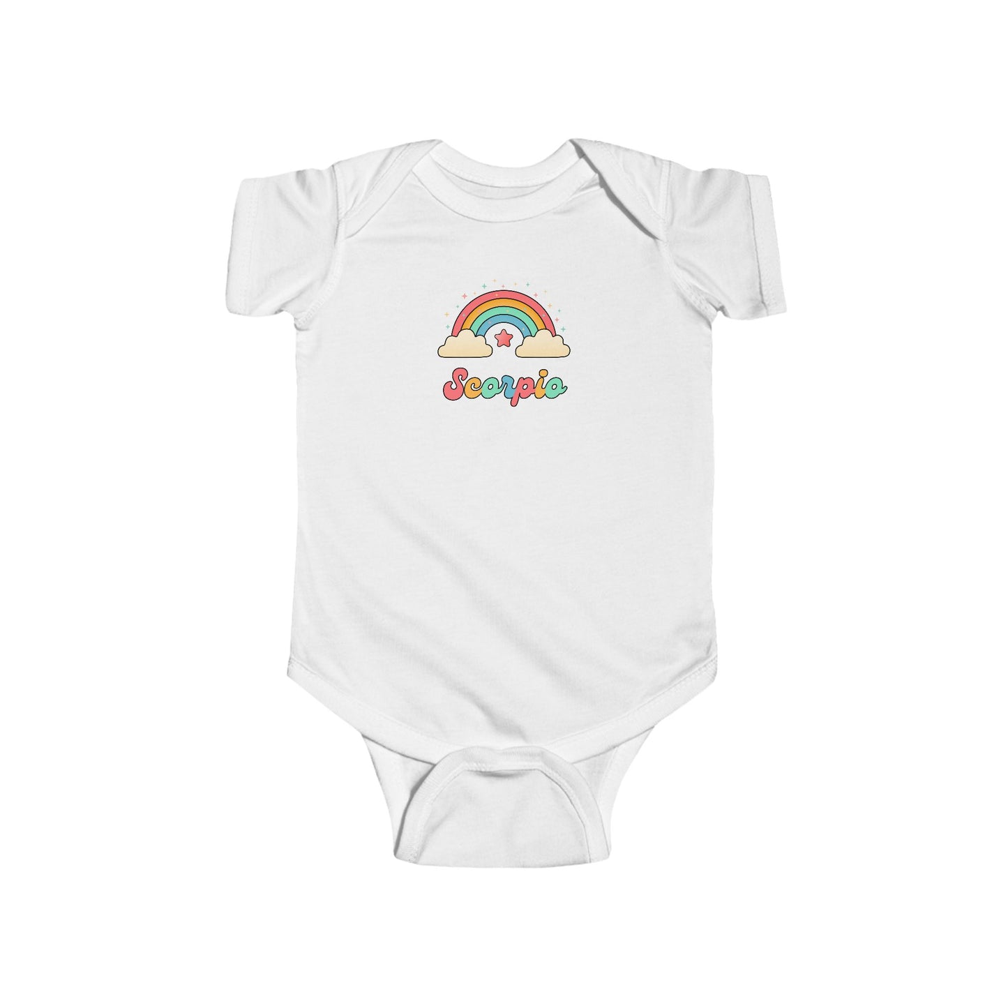Cosmic Cutie Scorpio Zodiac Onesie | Astrology Cotton Baby Bodysuit