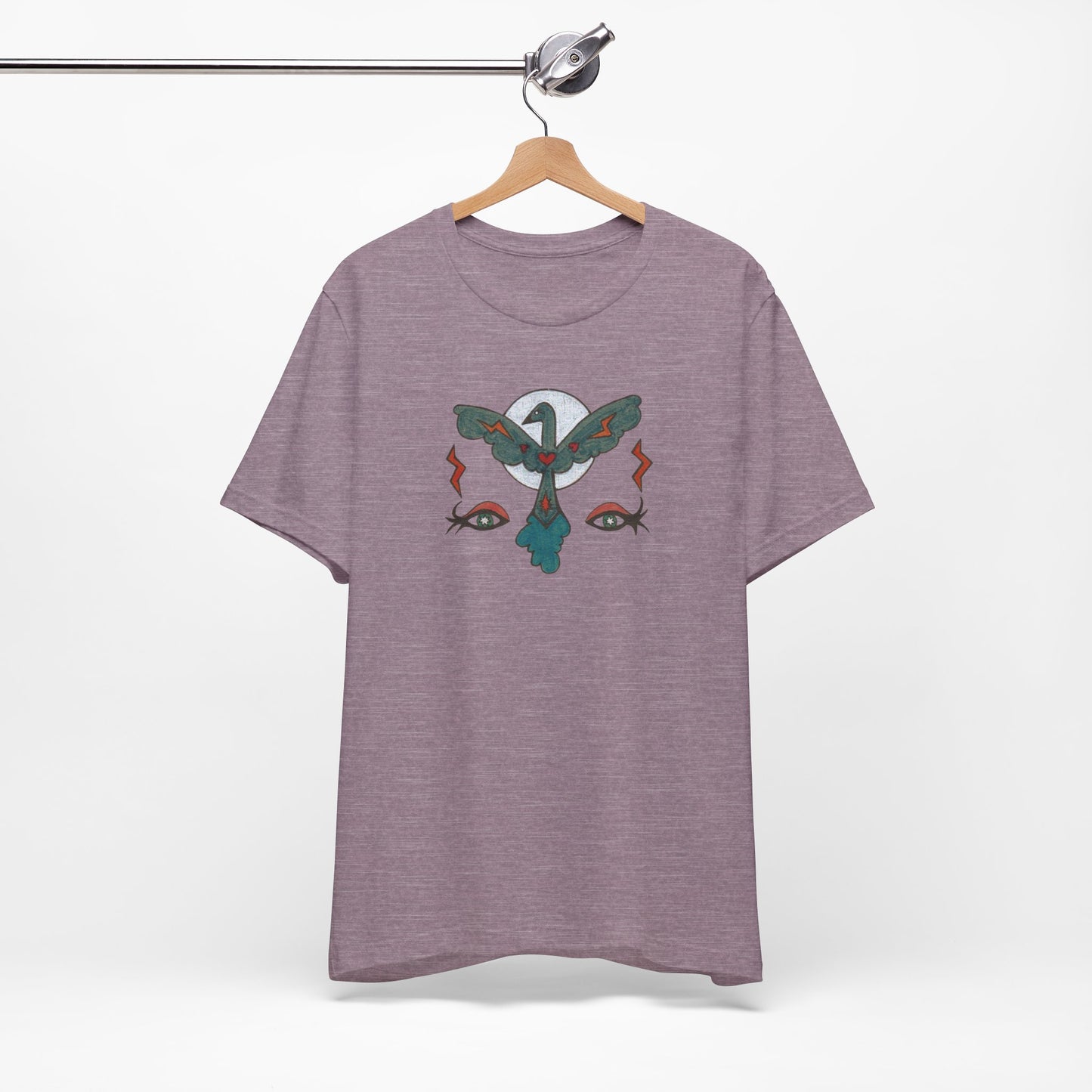 Feel to See Moon T-Shirt Tee | Esoteric Eyes Cosmic Art Tee (Unisex)