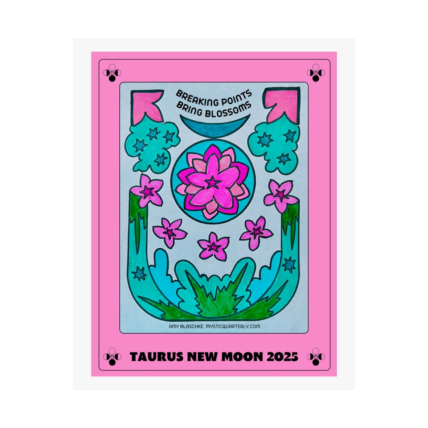 Taurus New Moon 2025 Art Print — Without Affirmation