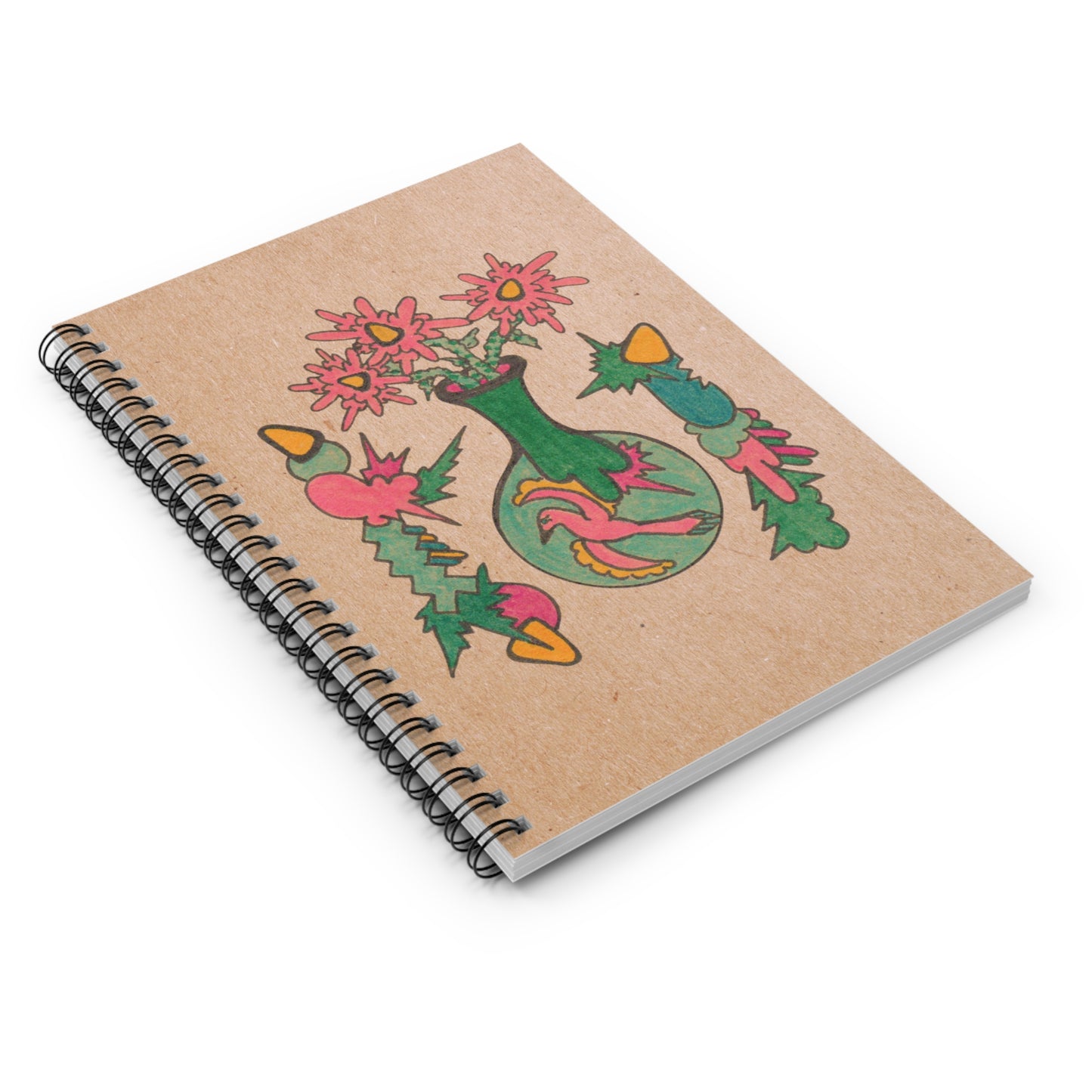 The Alchemy of Embodied Expression Journal | Goddess Terpsichore Spiral Notebook (6" x 8")