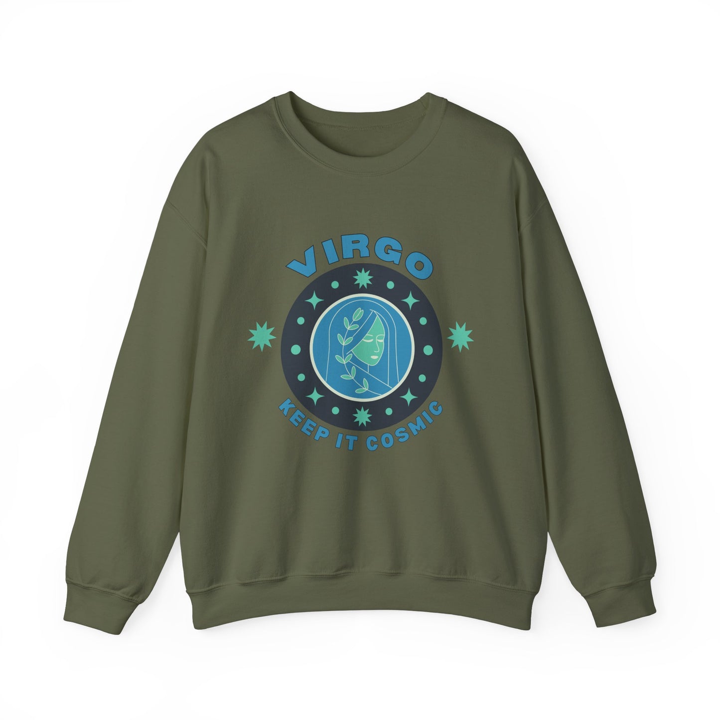 Keep It Cosmic - Retro Star Sign Astro Sweatshirt | Virgo