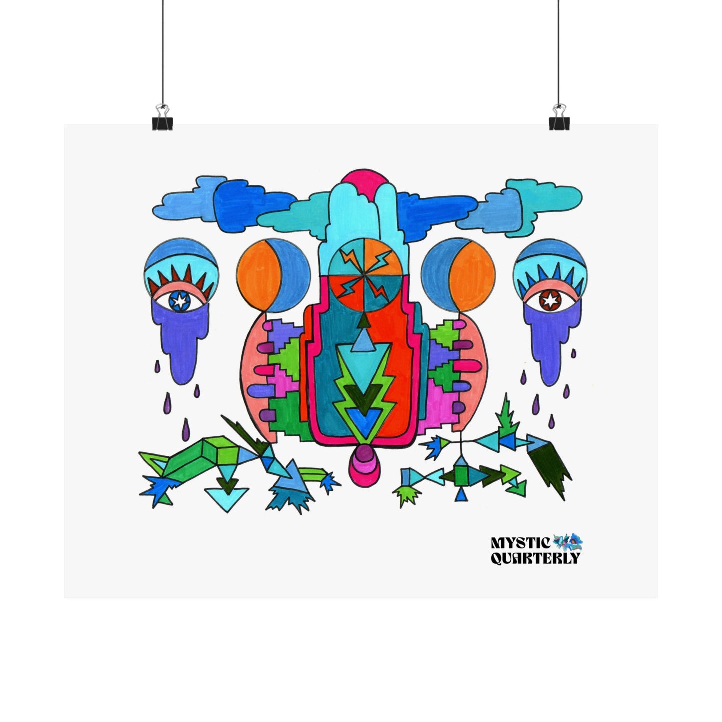 Our Sky Era Abstract Visionary Art Print