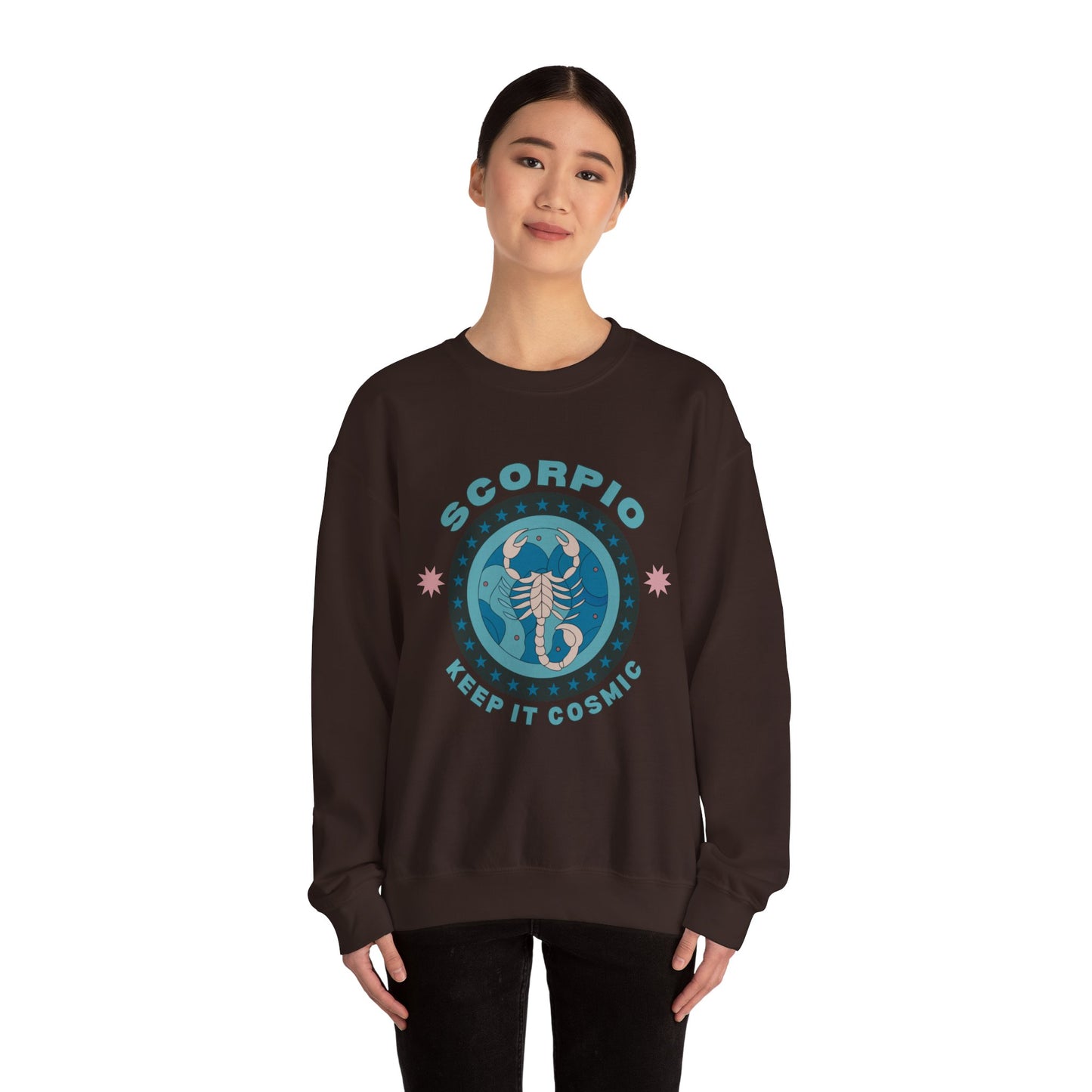 Keep It Cosmic - Retro Star Sign Astro Sweatshirt | Scorpio