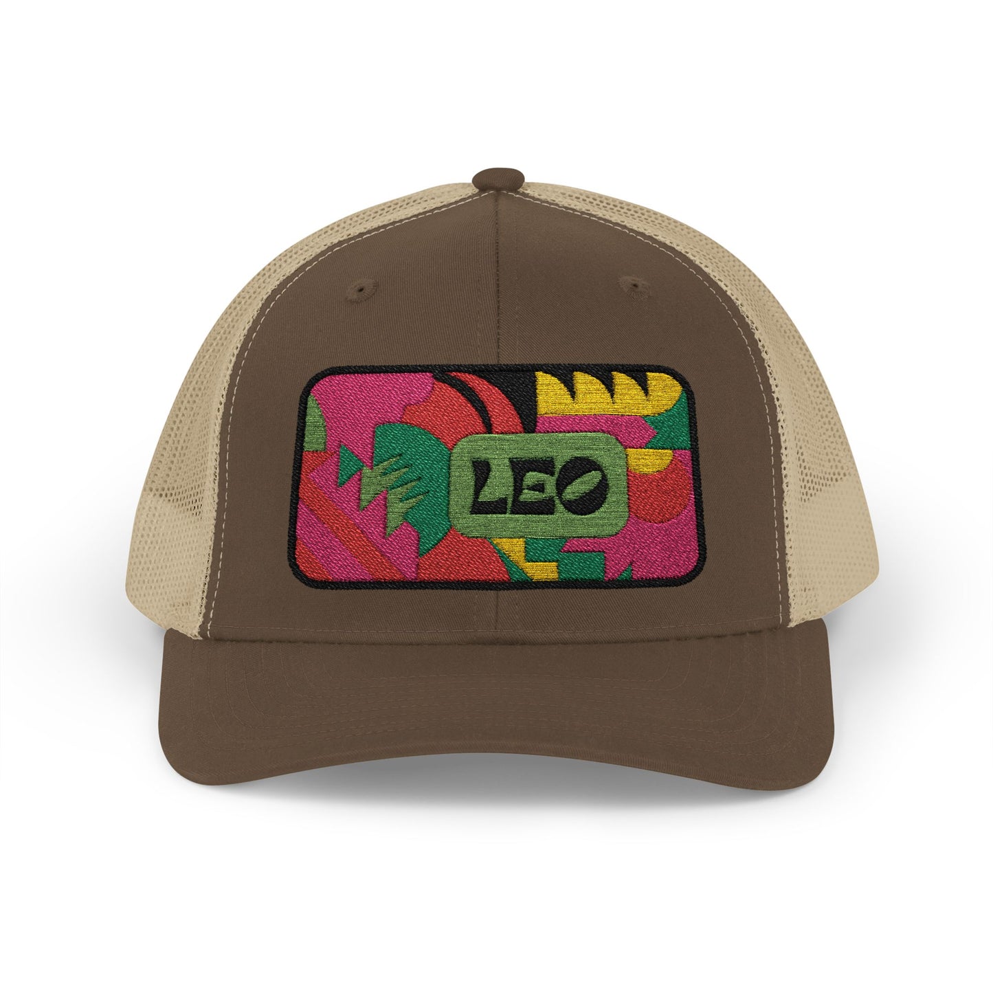 Leo Trucker Hat - Retro Astrology Snapback Cap - Embroidered Horoscope Hat