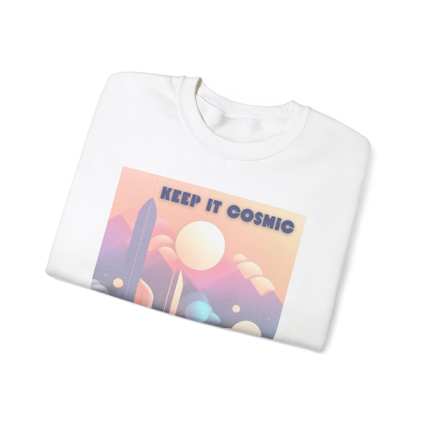 Pastel Cosmos Celestial Aesthetic Sweatshirt – Keep It Cosmic Crewneck