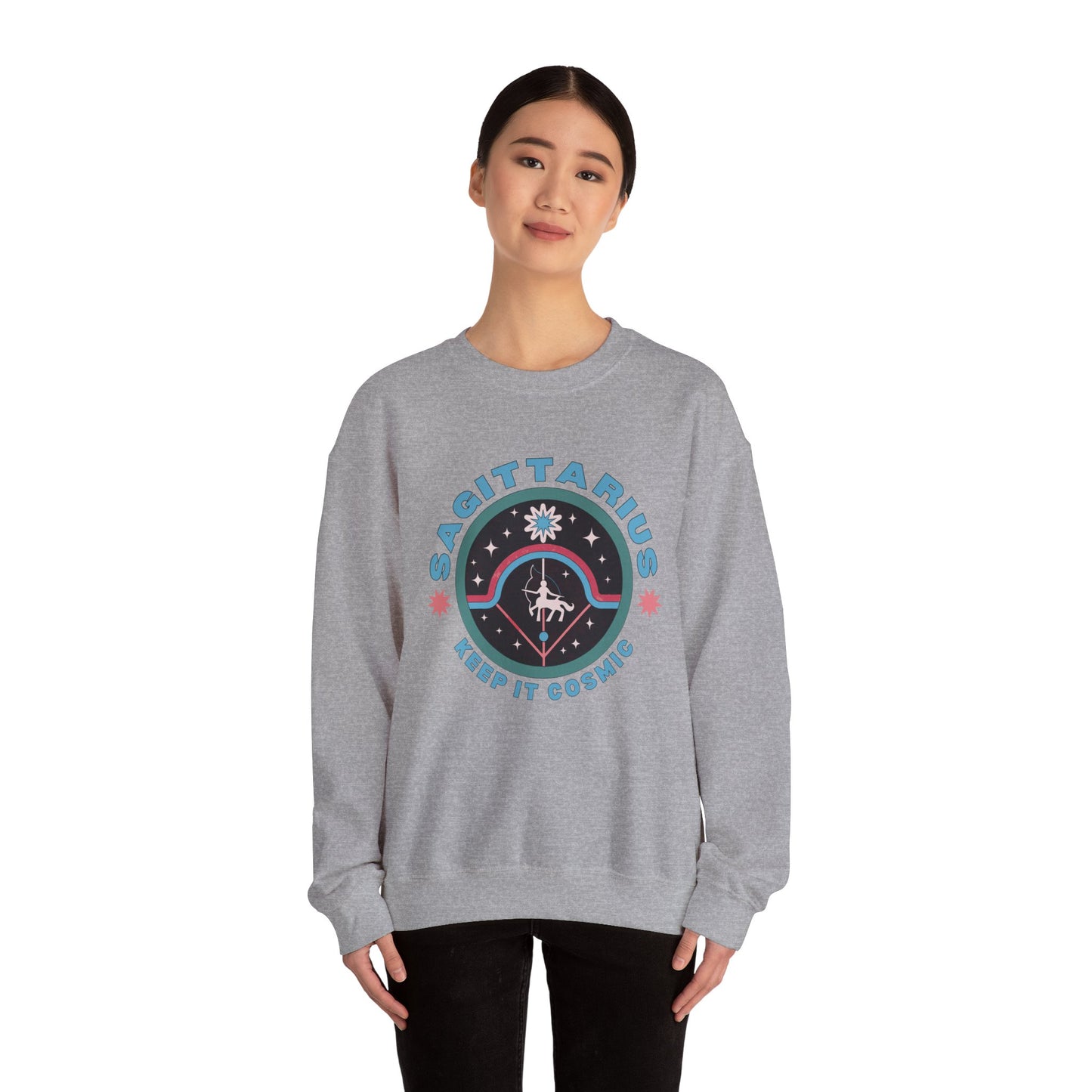 Keep It Cosmic - Retro Star Sign Astro Sweatshirt | Sagittarius