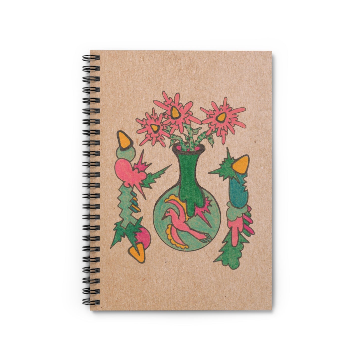 The Alchemy of Embodied Expression Journal | Goddess Terpsichore Spiral Notebook (6" x 8")