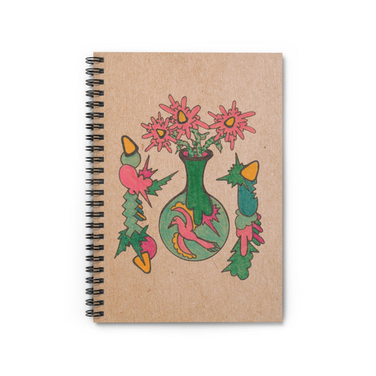 The Alchemy of Embodied Expression Journal | Goddess Terpsichore Spiral Notebook (6" x 8")