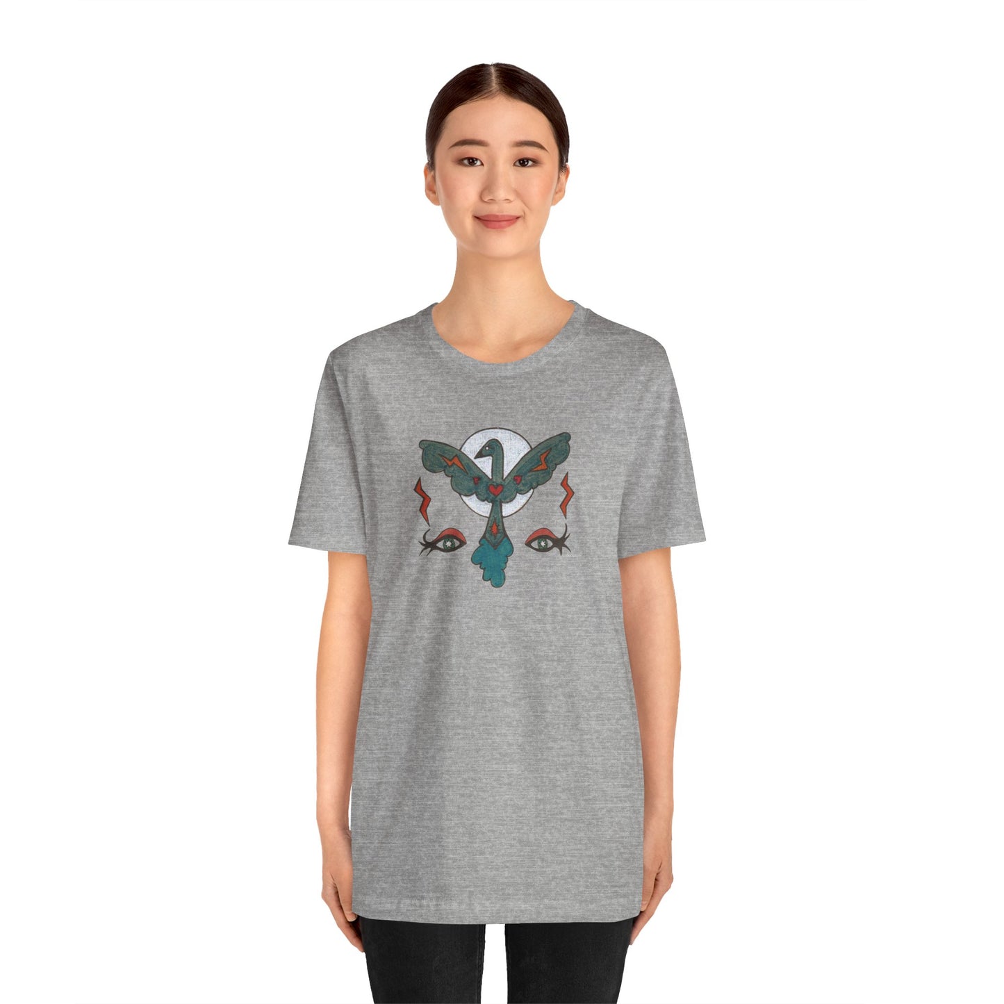 Feel to See Moon T-Shirt Tee | Esoteric Eyes Cosmic Art Tee (Unisex)