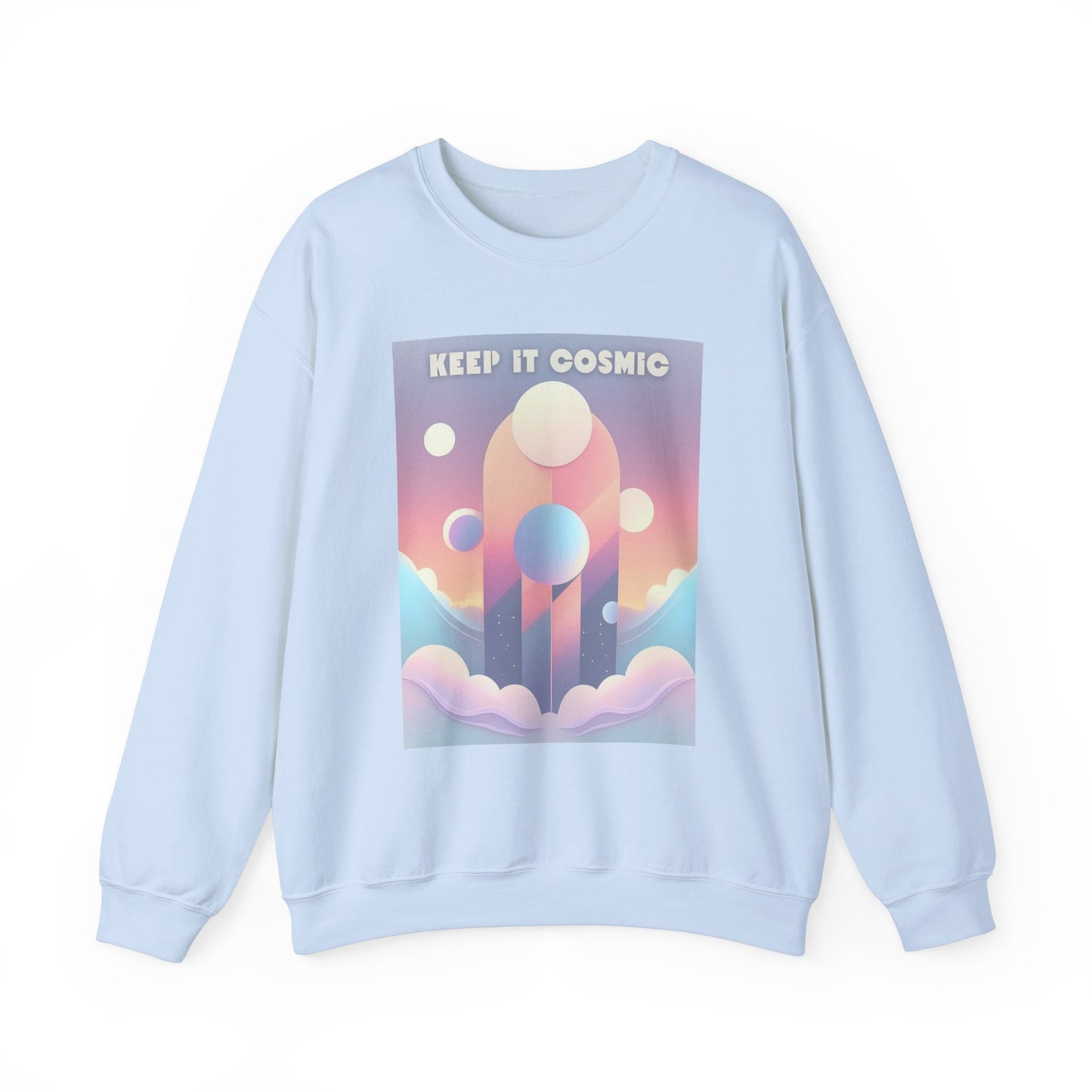 Pastel Cosmos Sweatshirt – Keep It Cosmic Celestial Aesthetic Crewneck