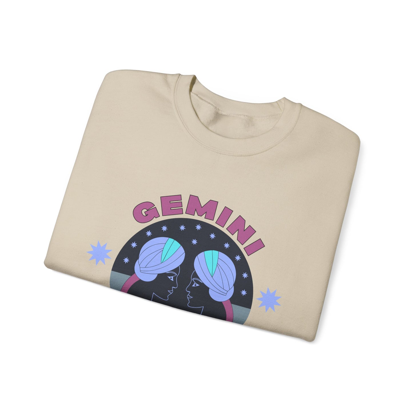 Keep It Cosmic - Retro Star Sign Astro Sweatshirt | Gemini