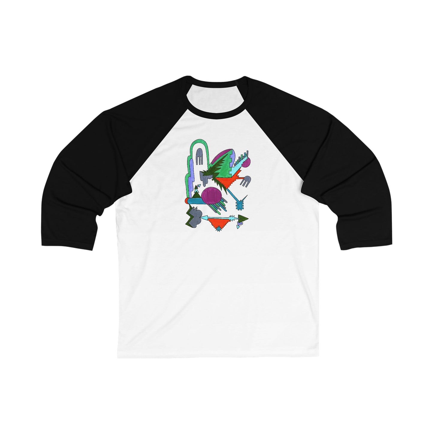 Directional Code | Unisex Cosmic Art Baseball Tee