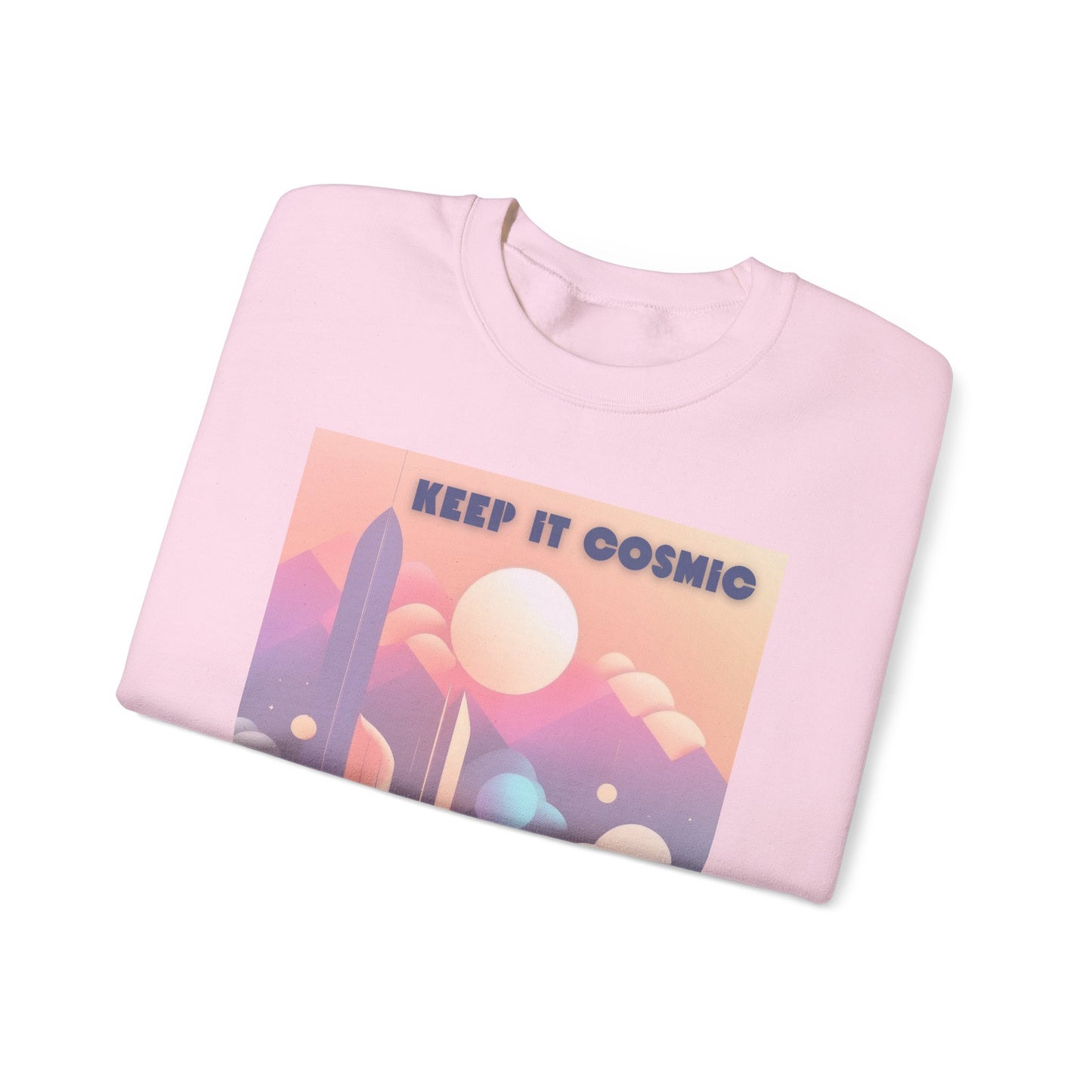 Pastel Cosmos Celestial Aesthetic Sweatshirt – Keep It Cosmic Crewneck