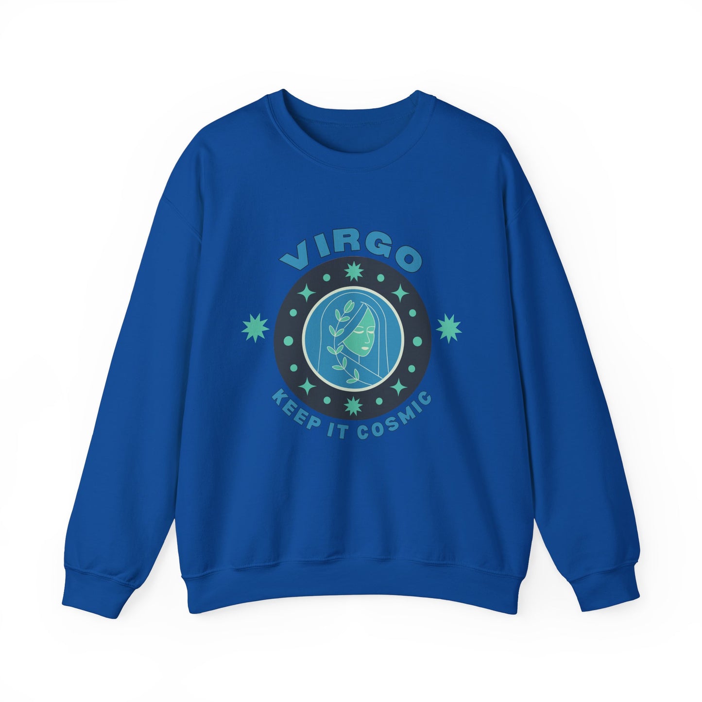 Keep It Cosmic - Retro Star Sign Astro Sweatshirt | Virgo