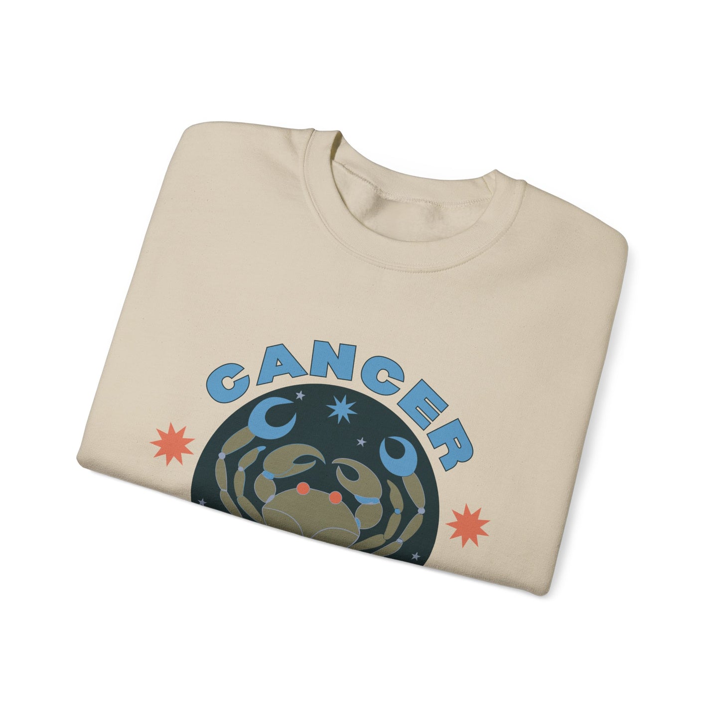 Keep It Cosmic - Retro Star Sign Astro Sweatshirt | Cancer