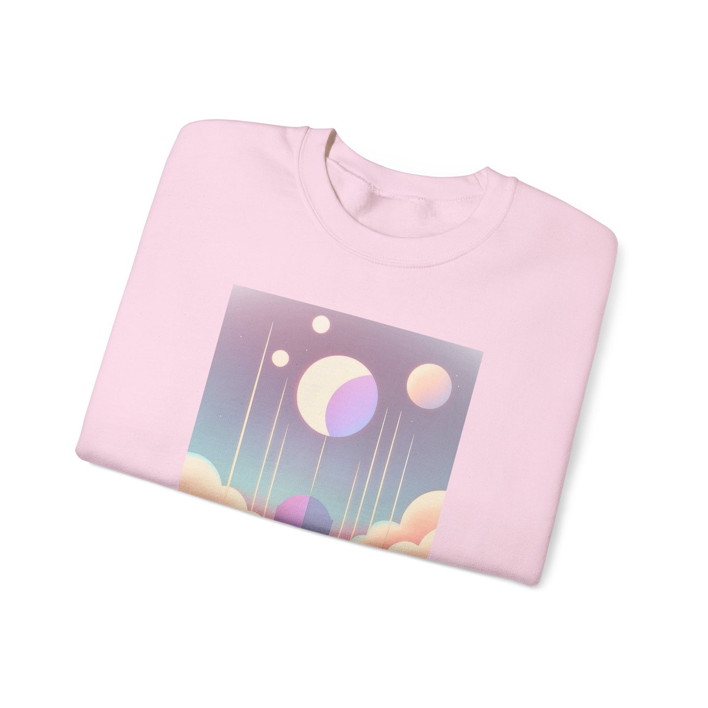 Keep It Cosmic Pastel Sweatshirt – Retro Celestial Aesthetic Crewneck