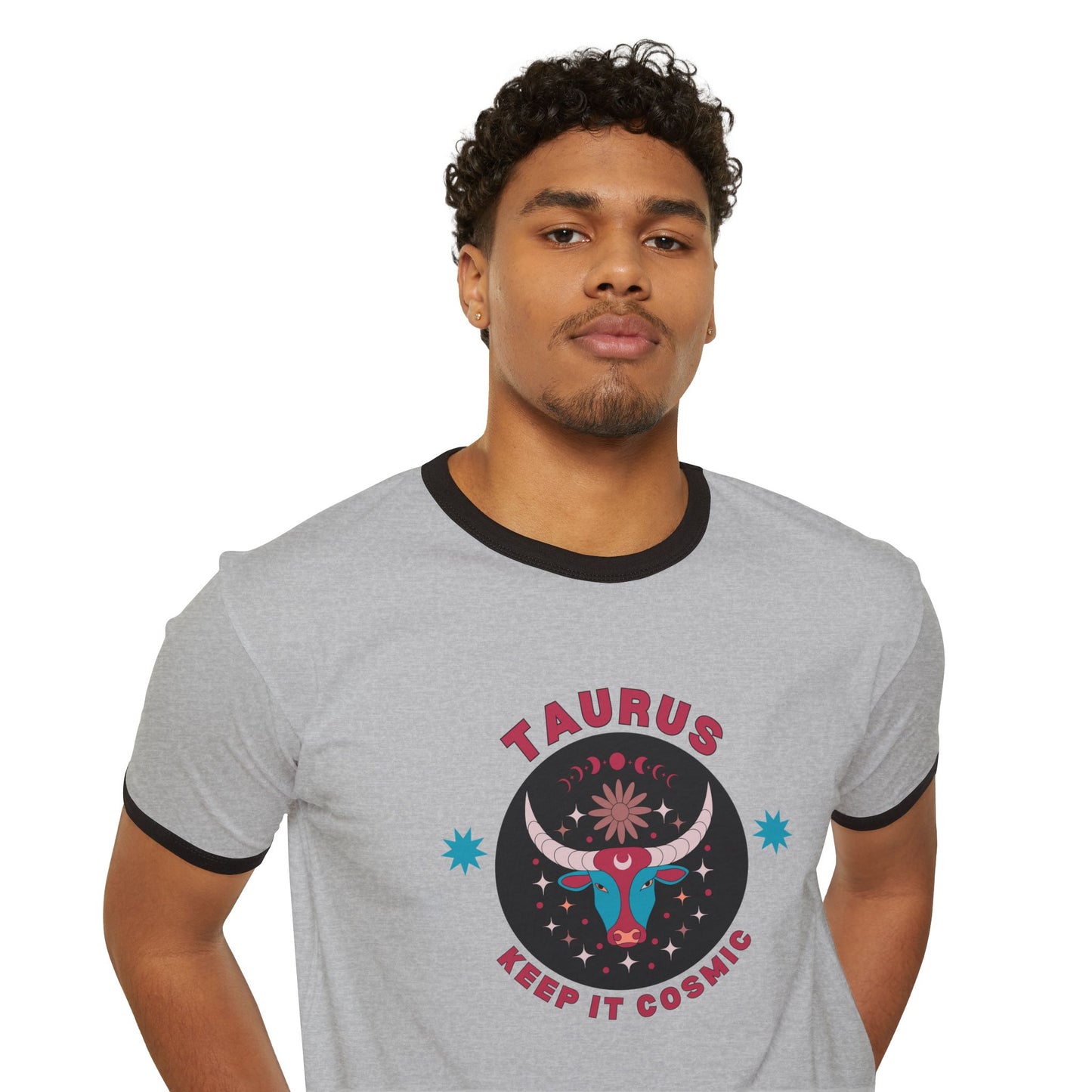Keep it Cosmic Astrology Retro Ringer Tee — Taurus Zodiac T-Shirt