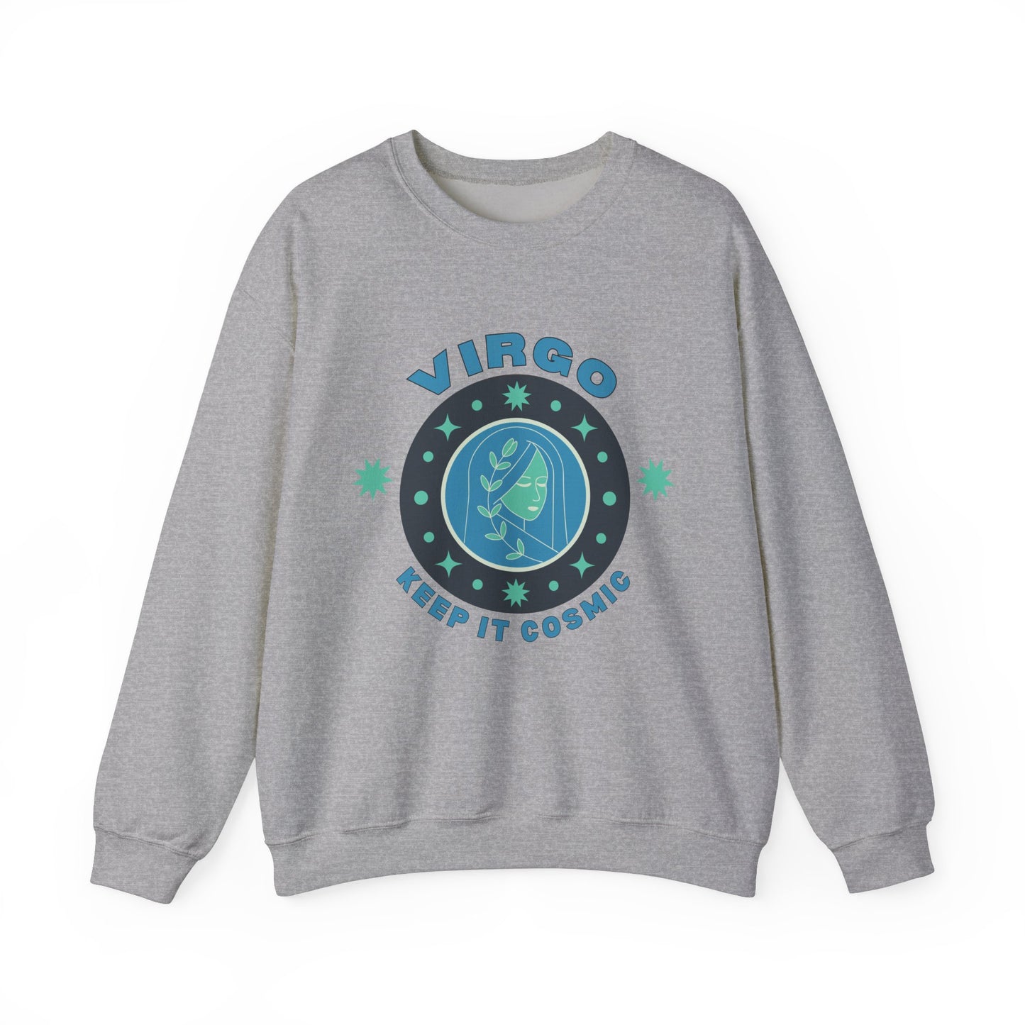 Keep It Cosmic - Retro Star Sign Astro Sweatshirt | Virgo