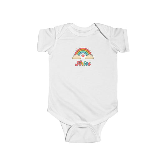 Cosmic Cutie Aries Zodiac Onesie | Astrology Cotton Baby Bodysuit