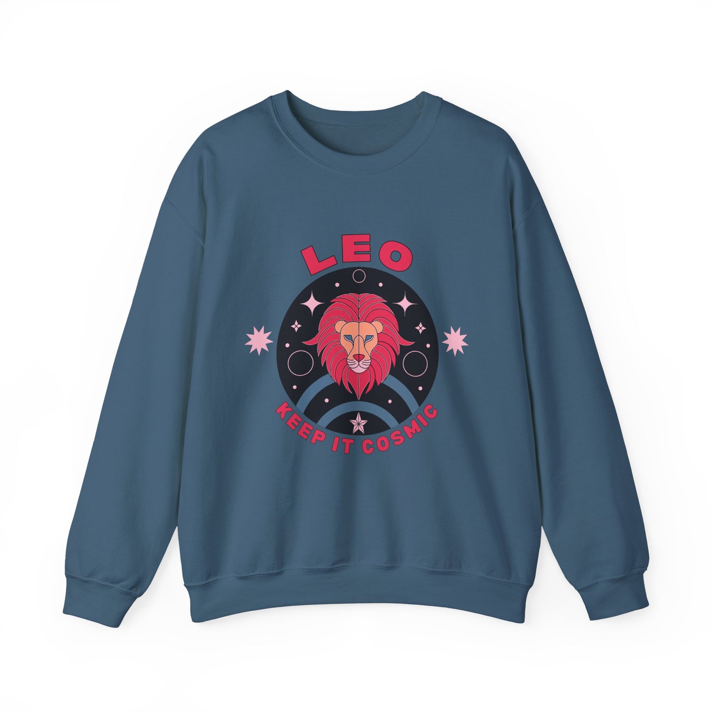 Keep It Cosmic - Retro Star Sign Astro Sweatshirt | Leo
