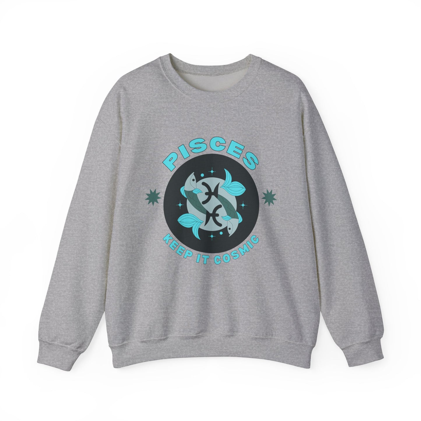 Keep It Cosmic - Retro Star Sign Astro Sweatshirt | Pisces