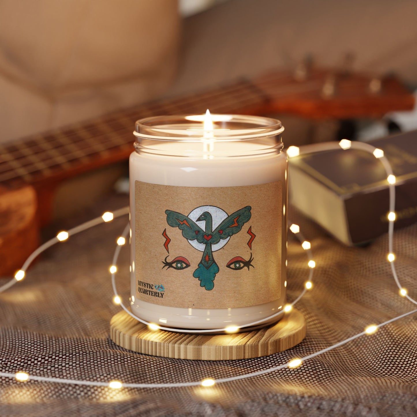 Feel to See Ritual Candle – Cosmic Lunar Symbolic Art
