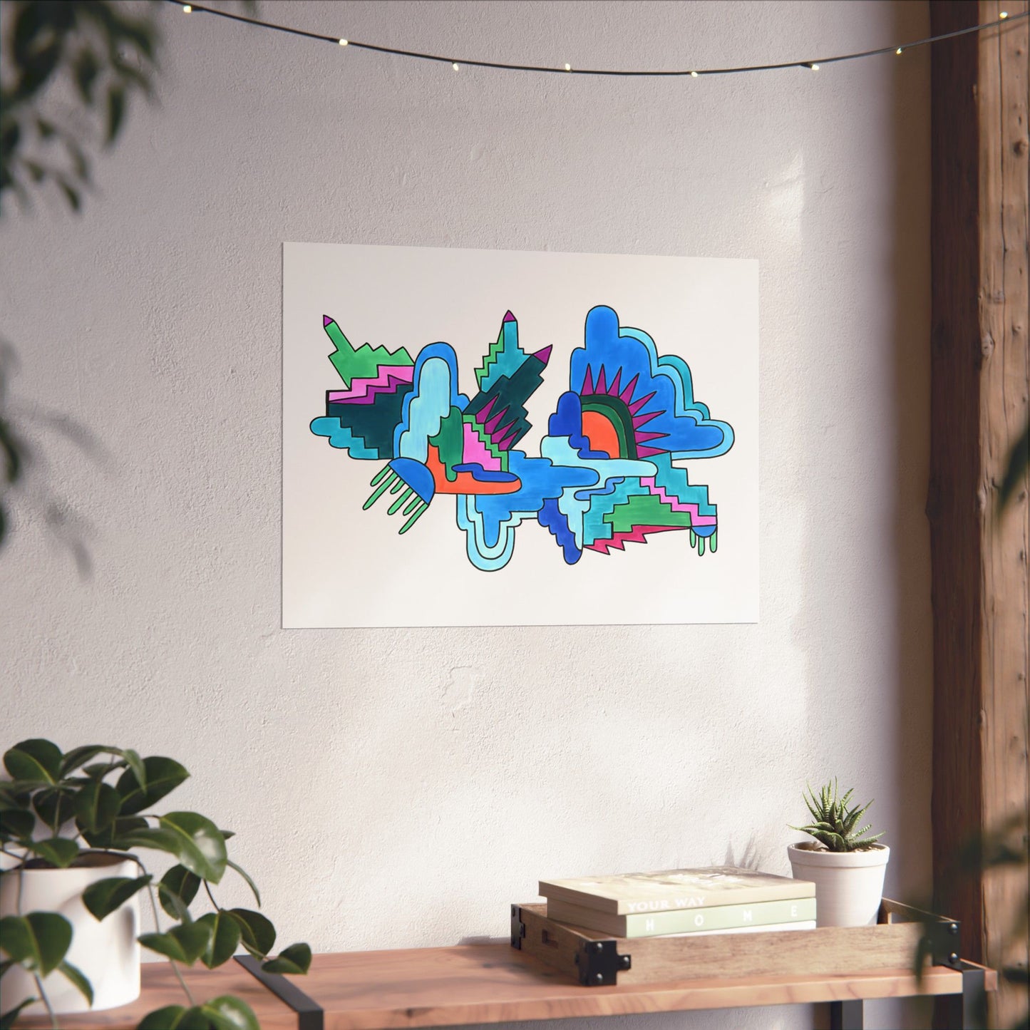 Cosmic Dreamscape | Abstract Visionary Art Print