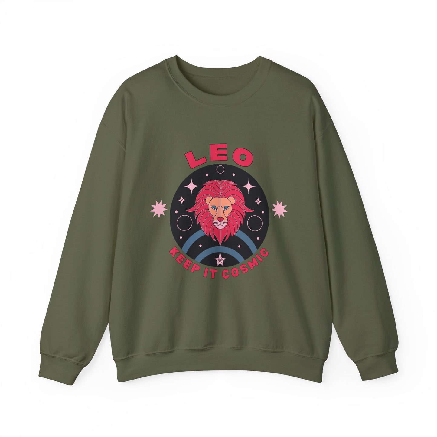 Keep It Cosmic - Retro Star Sign Astro Sweatshirt | Leo