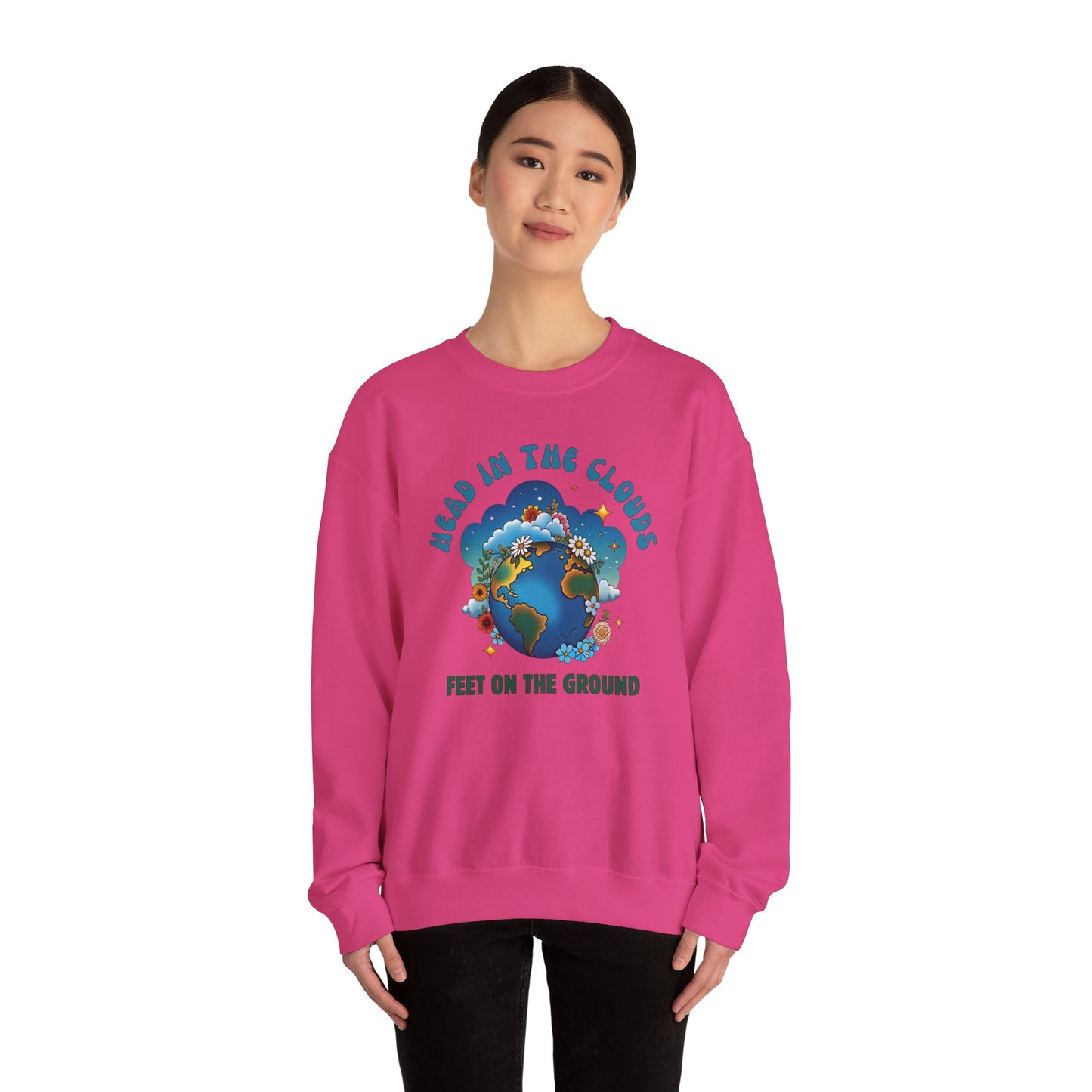 Grounded Dreamer | Airy Edition – Retro Dreamy Sweatshirt in Soft Hues