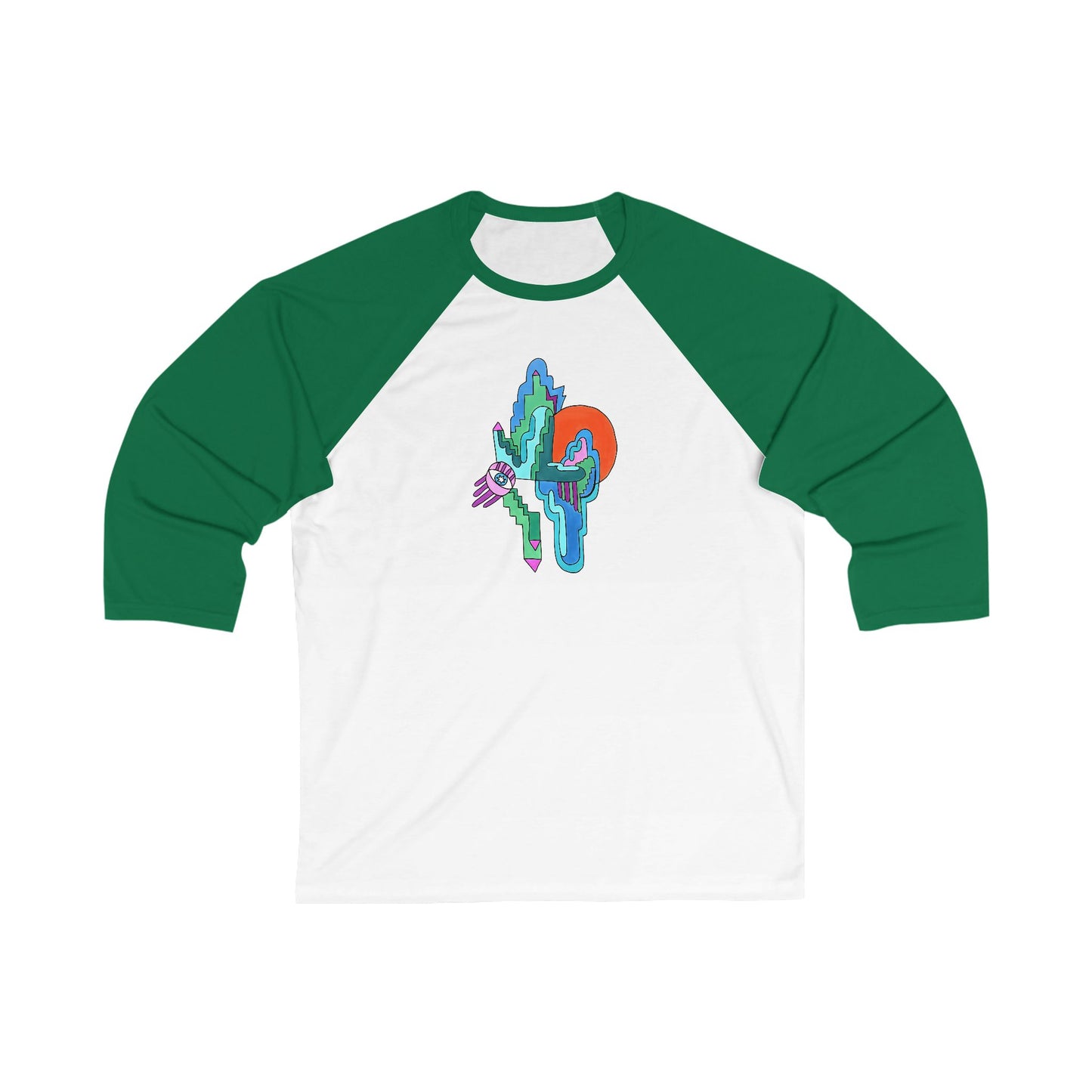 Solar Witness | Unisex Abstract Art Baseball Tee