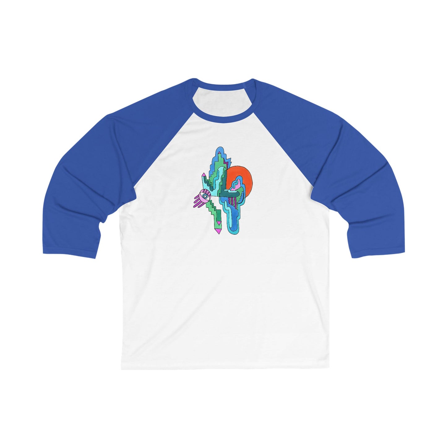 Solar Witness | Unisex Abstract Art Baseball Tee
