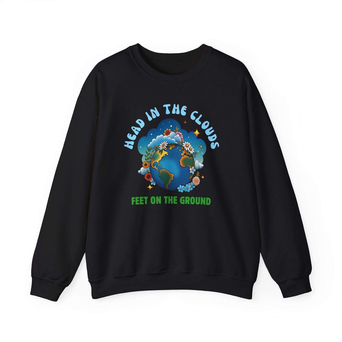 Grounded Dreamer | Earthy Edition β Eco Retro Sweatshirt in Deep Tones
