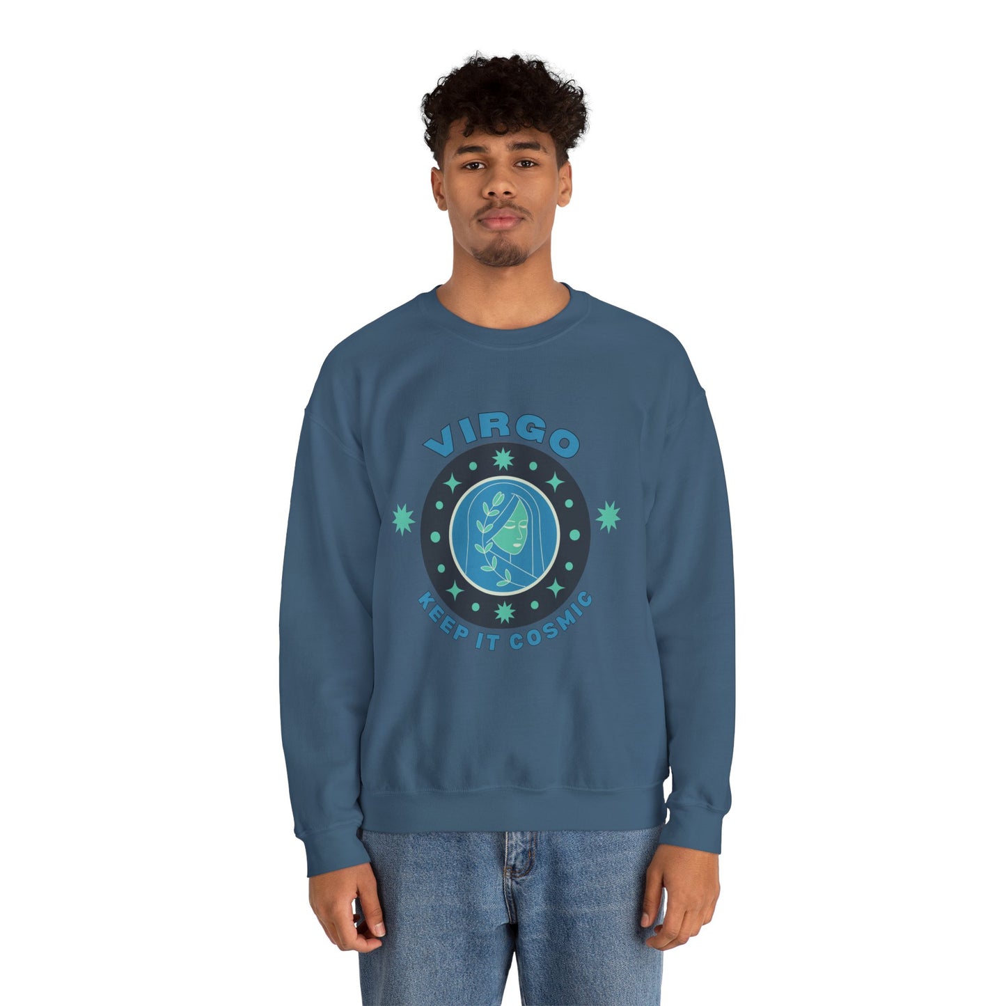 Keep It Cosmic - Retro Star Sign Astro Sweatshirt | Virgo
