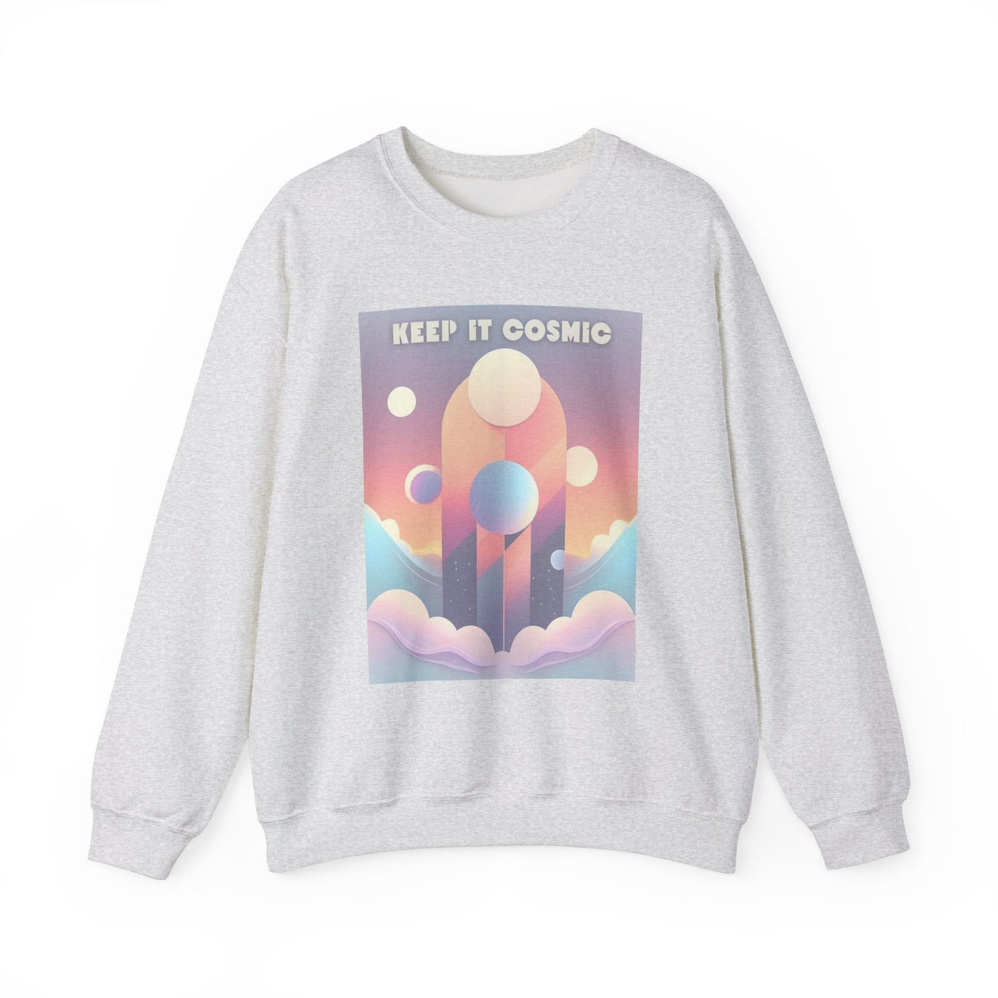 Pastel Cosmos Sweatshirt – Keep It Cosmic Celestial Aesthetic Crewneck