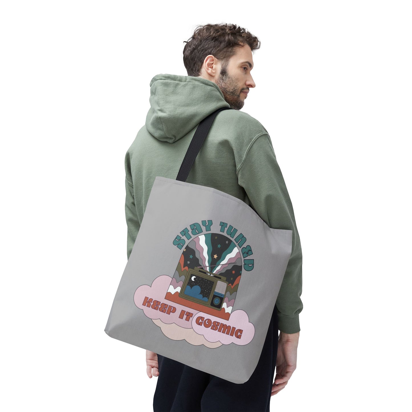 Stay Tuned - Keep it Cosmic Tote Bag