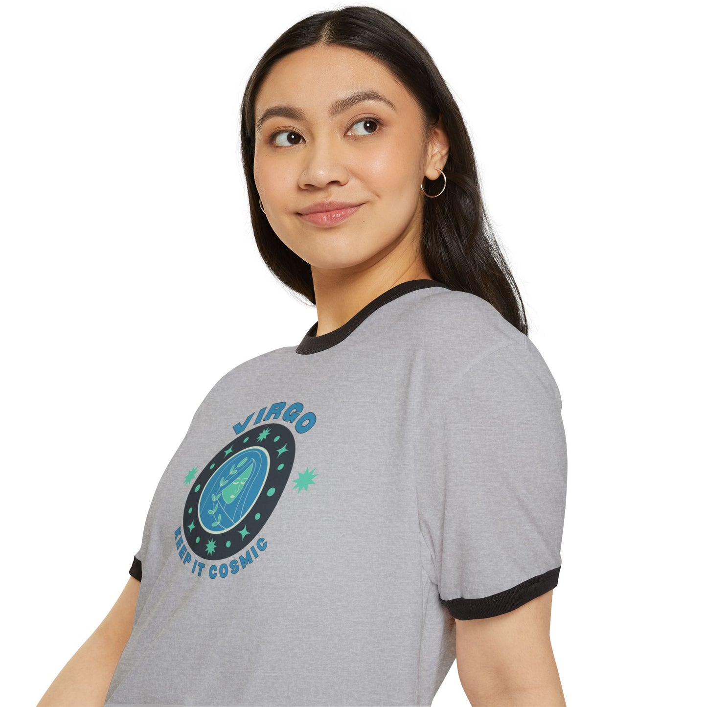 Keep it Cosmic Astrology Retro Ringer Tee — Virgo Zodiac T-Shirt