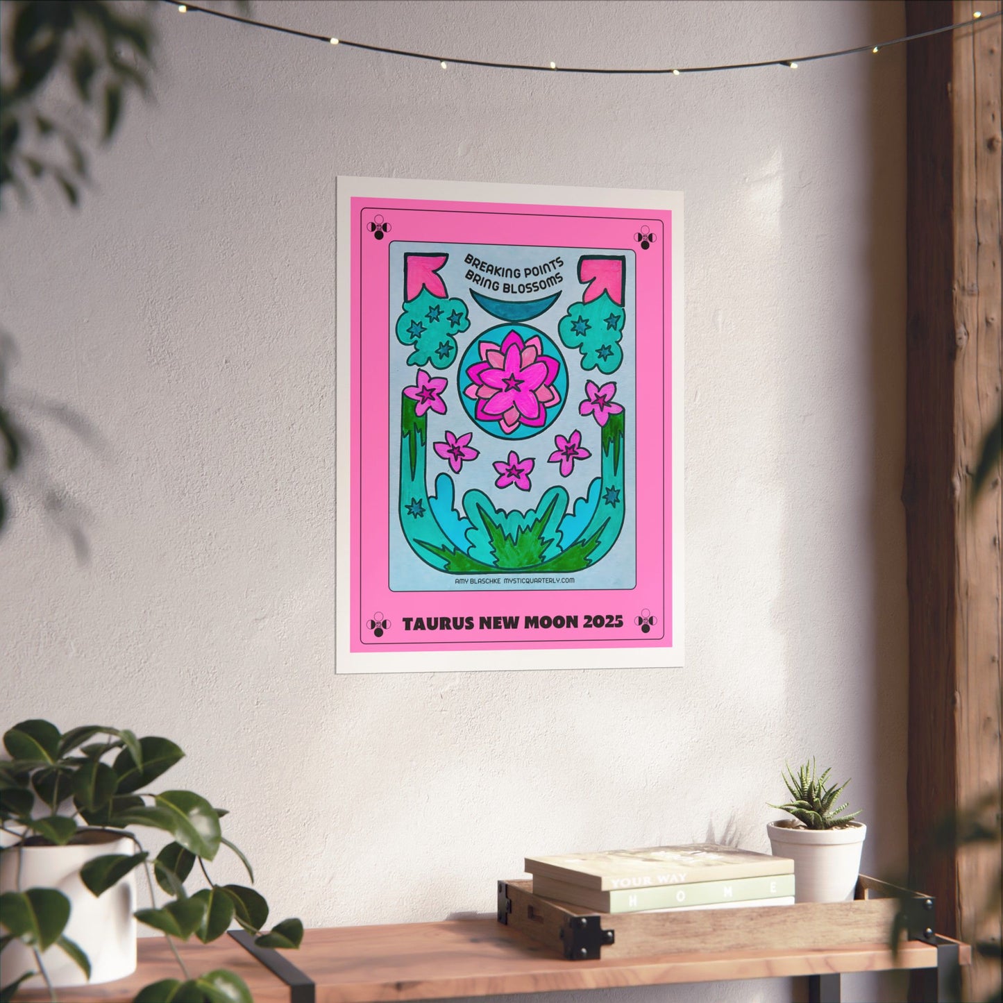 Taurus New Moon 2025 Art Print — Without Affirmation