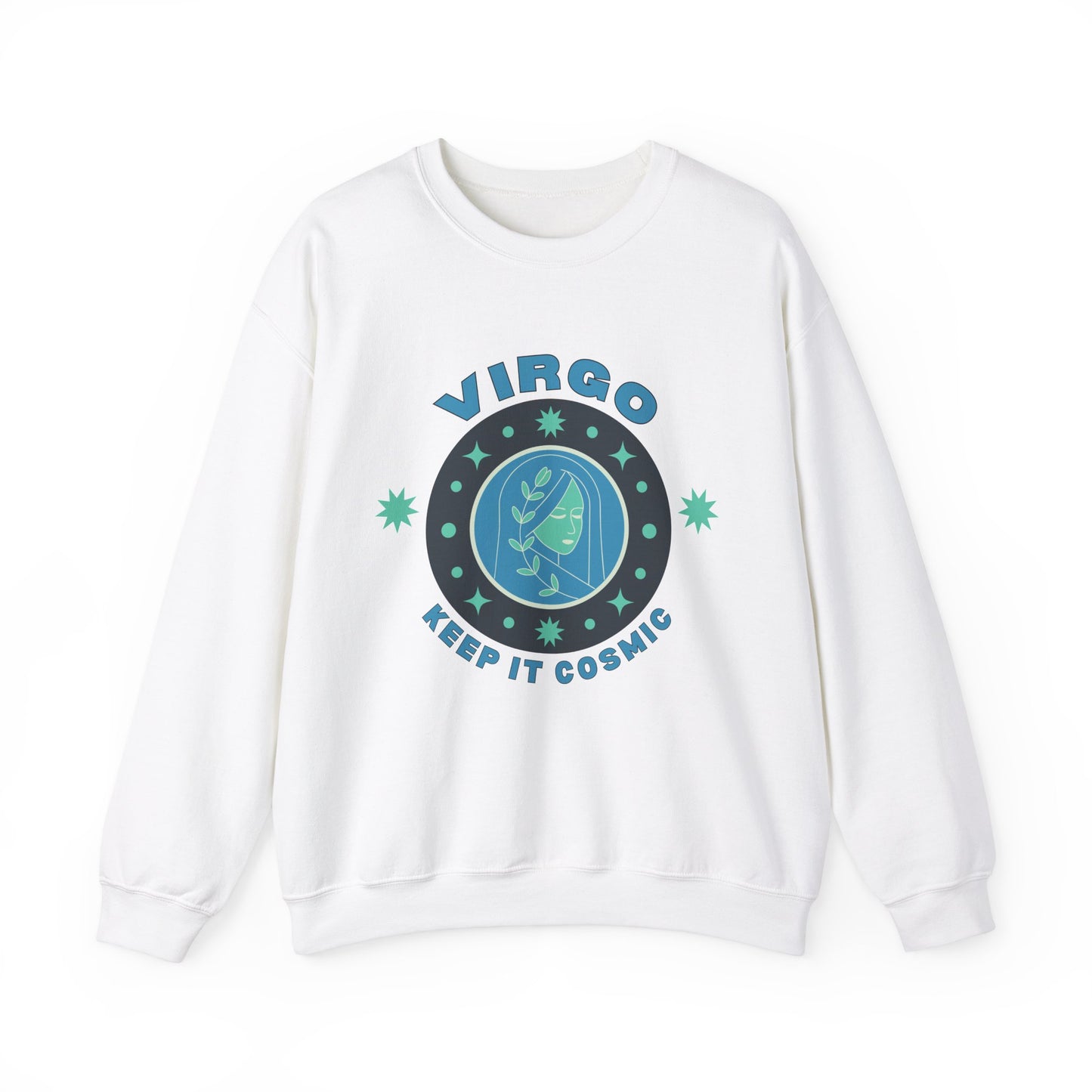 Keep It Cosmic - Retro Star Sign Astro Sweatshirt | Virgo